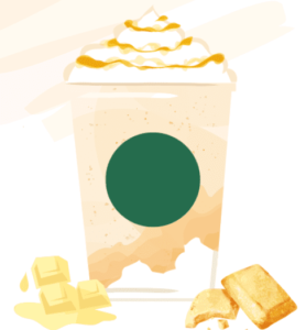 ベイクド&クリーミー 生ホワイトチョコレート フラペチーノ