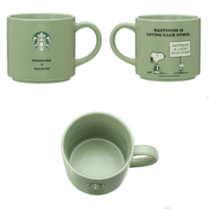 スタッキングマグ PEANUTS グリーン
