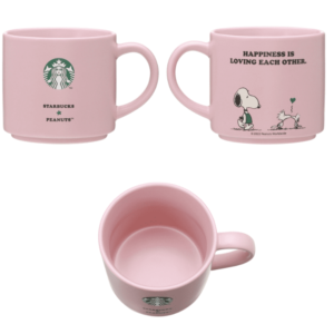スタッキングマグ PEANUTS ピンク